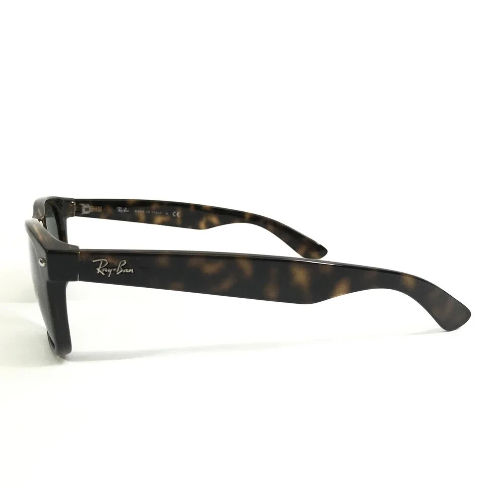 Ray-Ban Sunglasses RB2132 New Wayfarer 902 Tortoise With Green Lenses 55 Mm